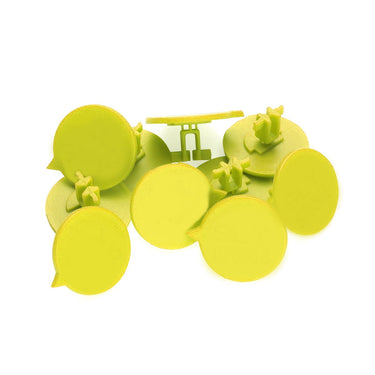 Versapak Button Security Seals (Plain) Yellow Group